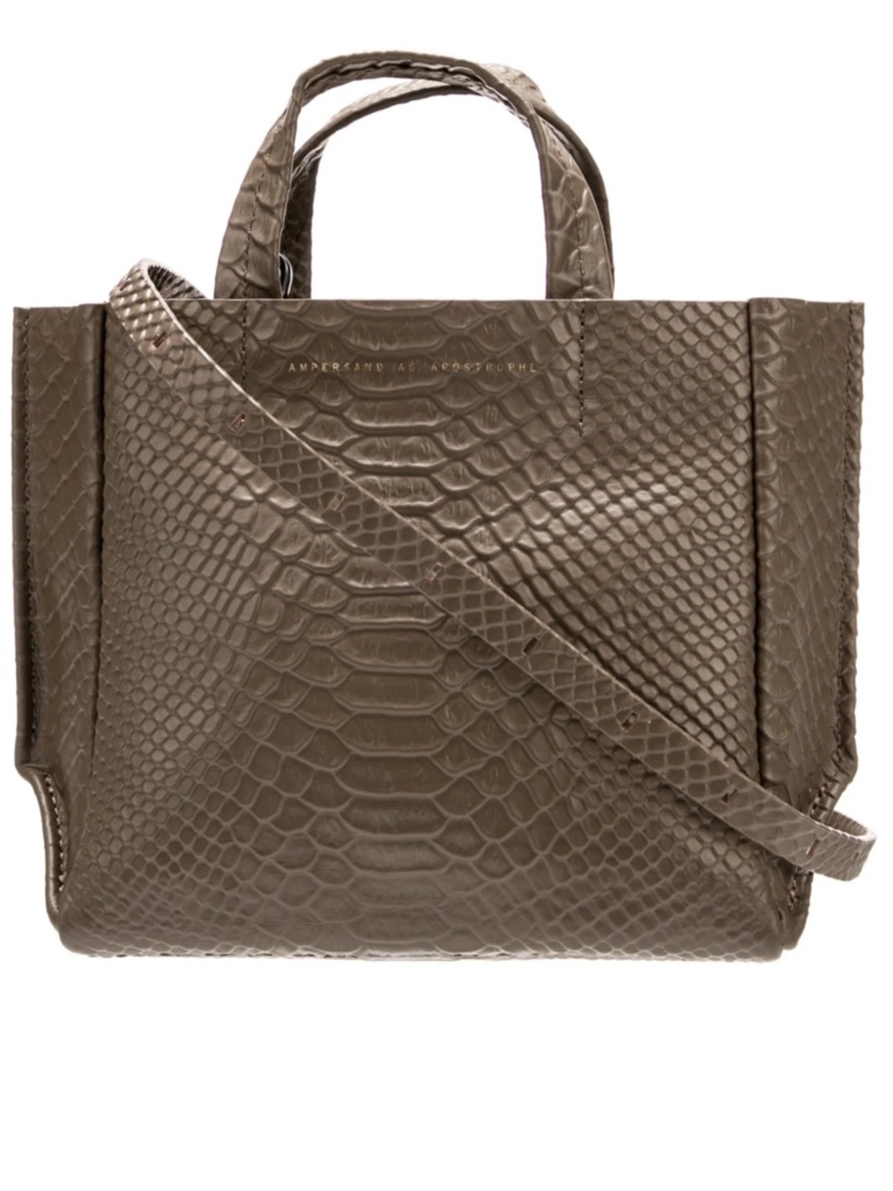 Ampersand as Apostrophe Snake Bag